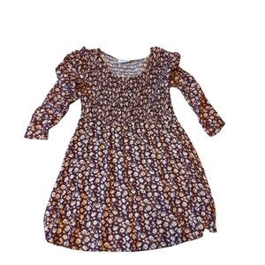 🛍️ FLORAL LONG SLEEVE DRESS PRARIE SUMMER DRESS